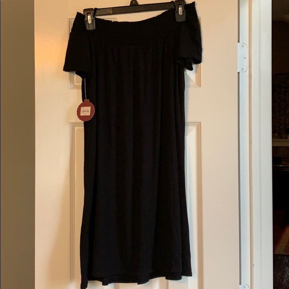 Off the shoulder dress